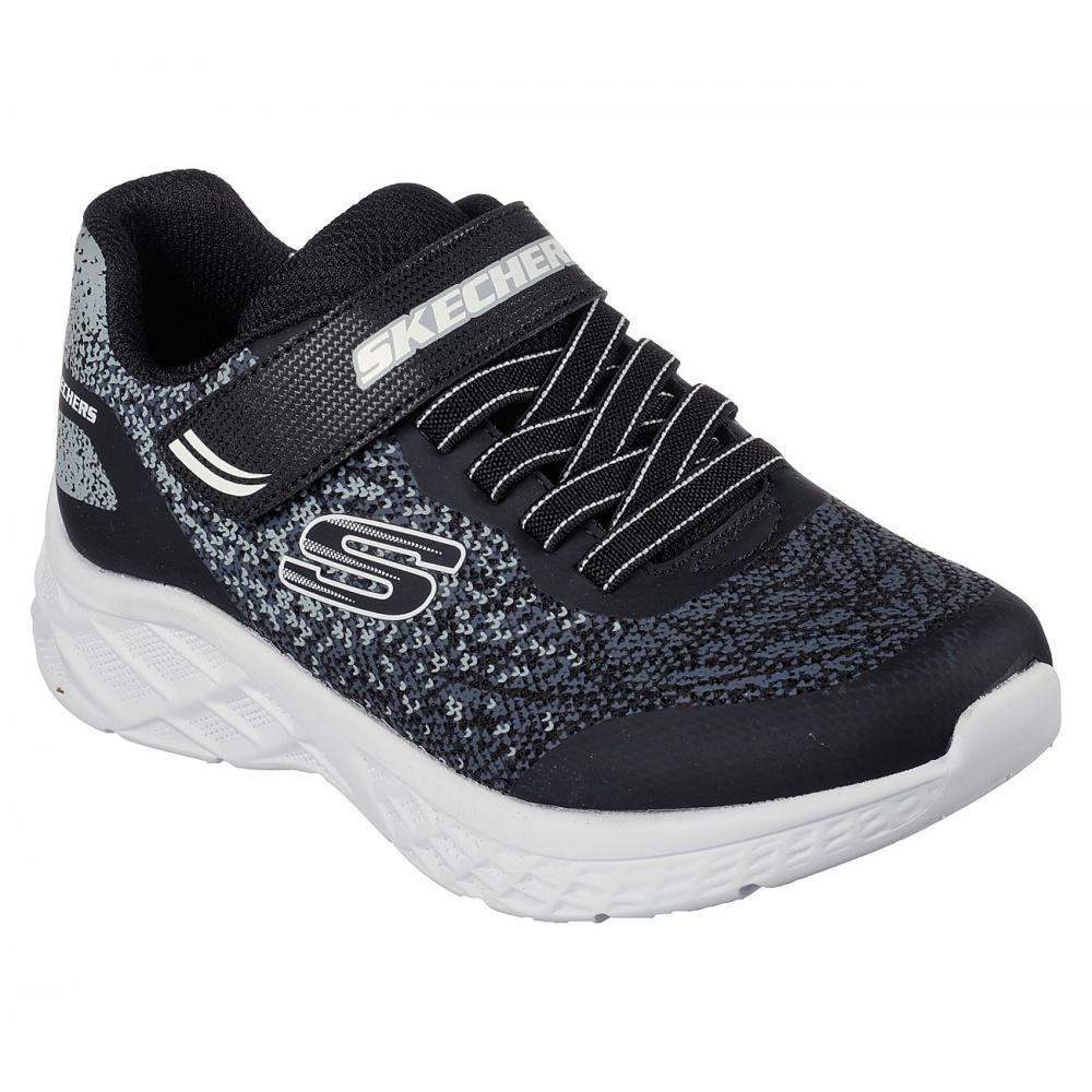 Zapatilla Niño Microspec Ii Negro Skechers-4