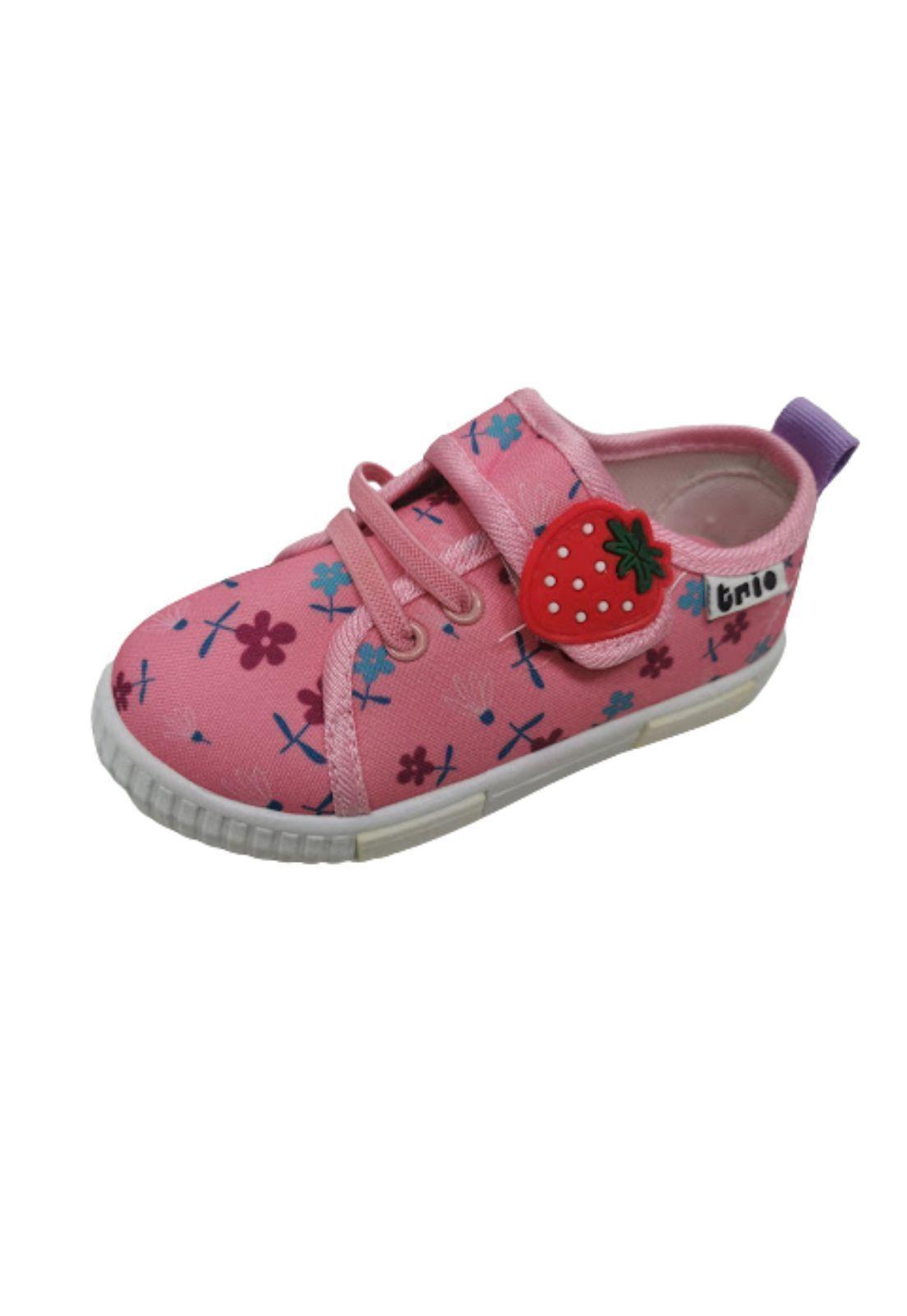 Zapatilla Urbana Rosado Niña Velcro-0
