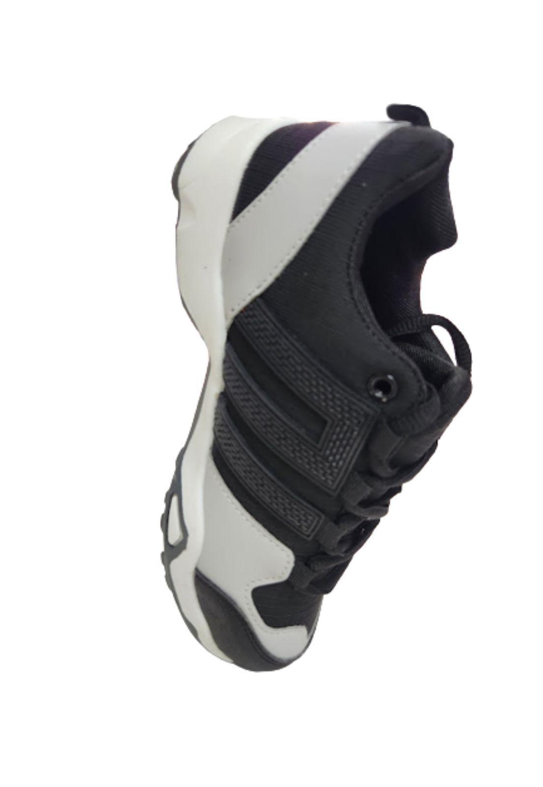 Zapatilla Outdoor Niño Negro Gris-3