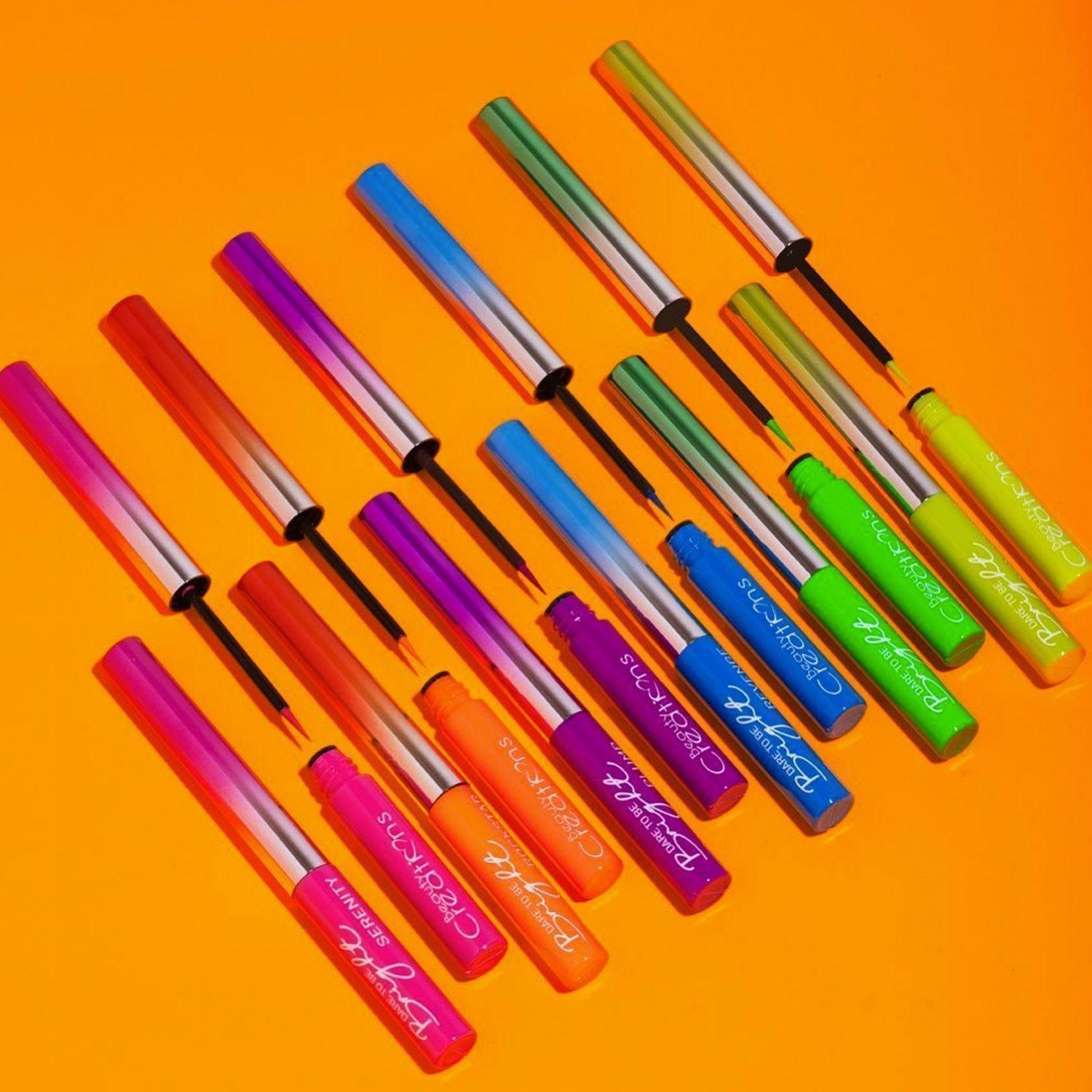 Set 6 Delineadores Liquidos Neón "Dare To Be Bright" + Set 9 Delineadores "Pastel Please" Beauty Creations-3