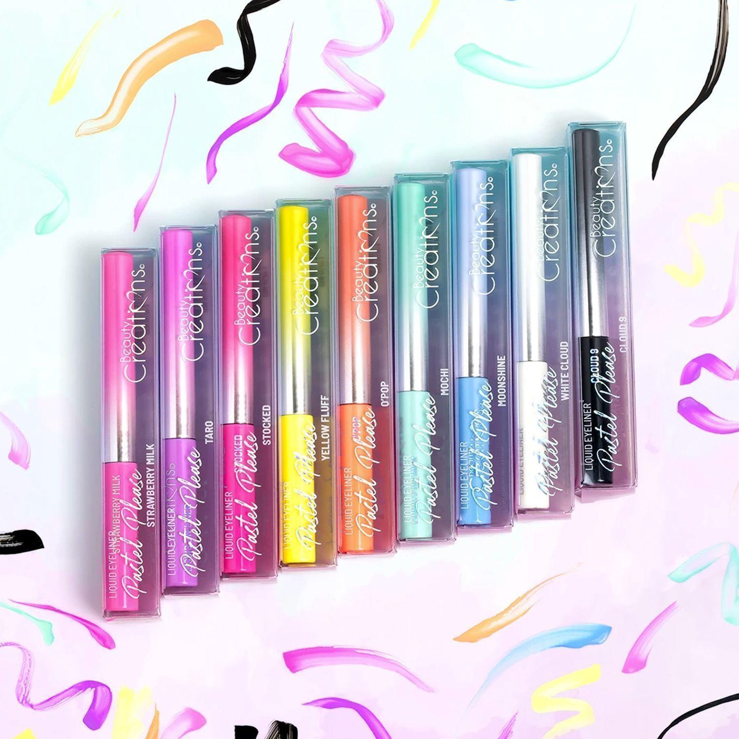 Set 6 Delineadores Liquidos Neón "Dare To Be Bright" + Set 9 Delineadores "Pastel Please" Beauty Creations-5