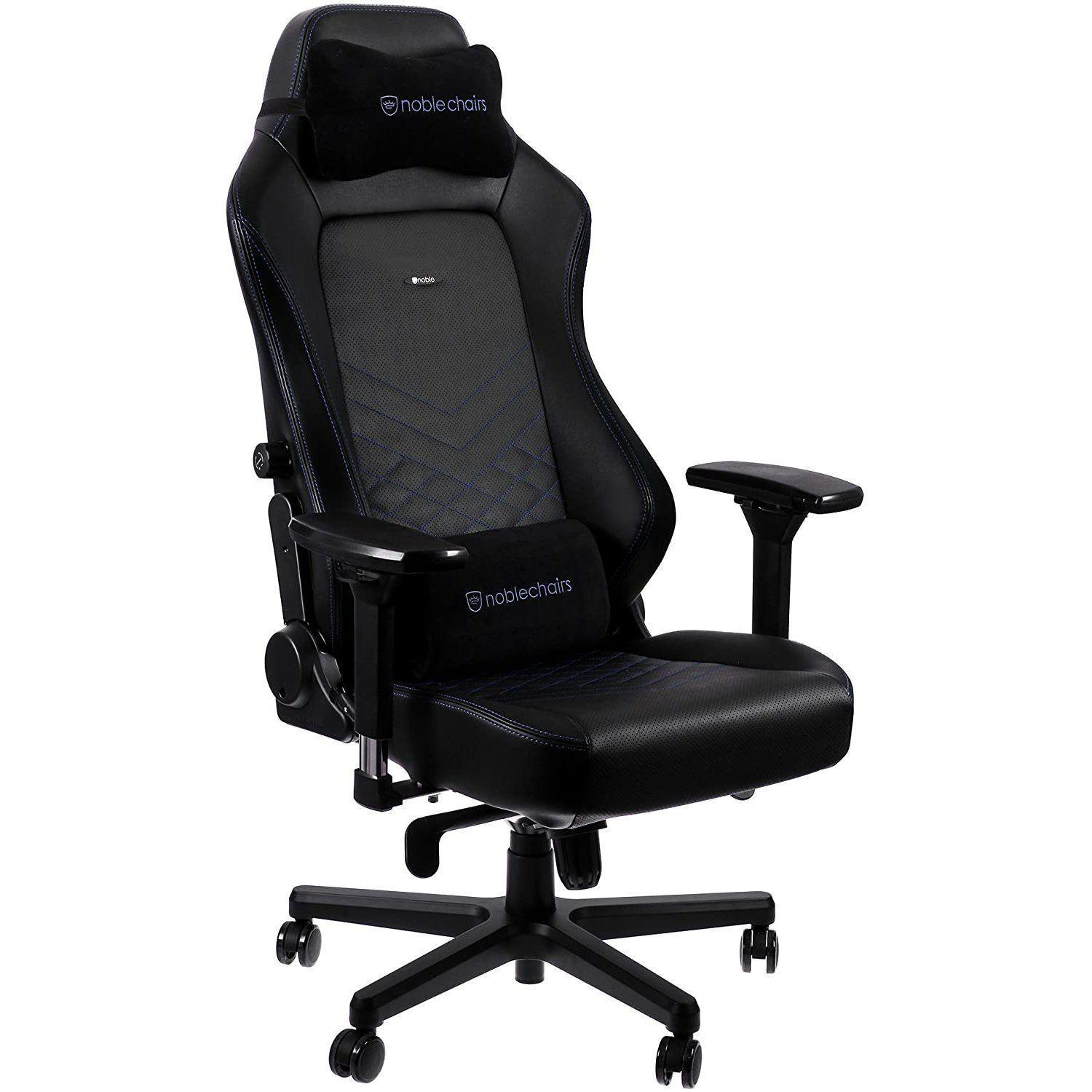 Silla Gamer Profesional Hero Negro/Azul-2