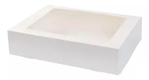 Pack 3 Cajas Con Visor Cajas Para Dulces Caja Para Cupcake 6-0