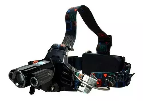 Linterna Led Recargable Cabeza Minera Potente 1000-0