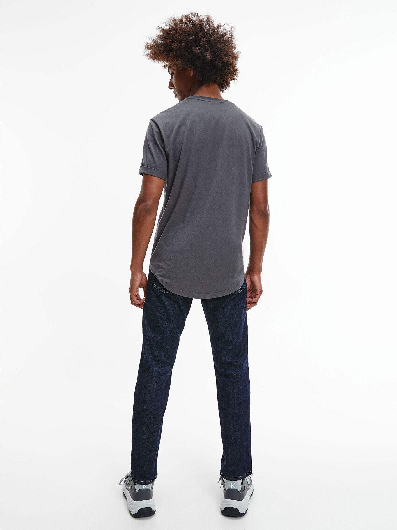 Polera Badge Turn Gris Calvin Klein-2