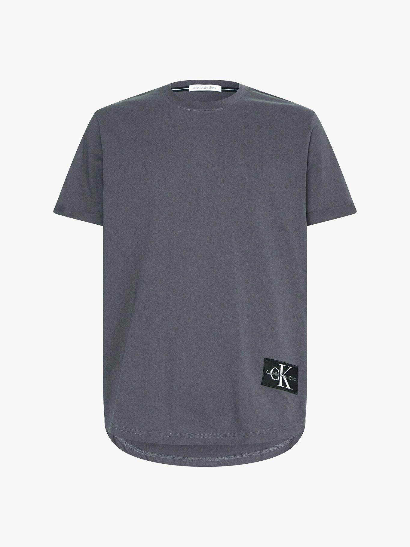Polera Badge Turn Gris Calvin Klein-4