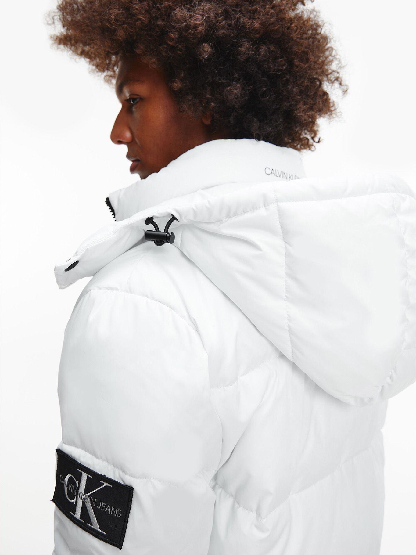 Parka Essentials Non Down Blanco Calvin Klein-3