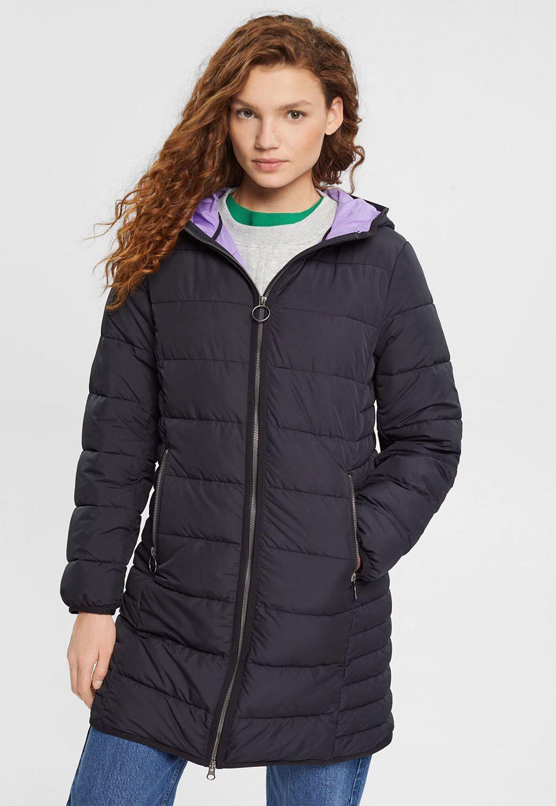 Parka Acolchada Con Capucha Mujer Esprit 082CC1G301-0