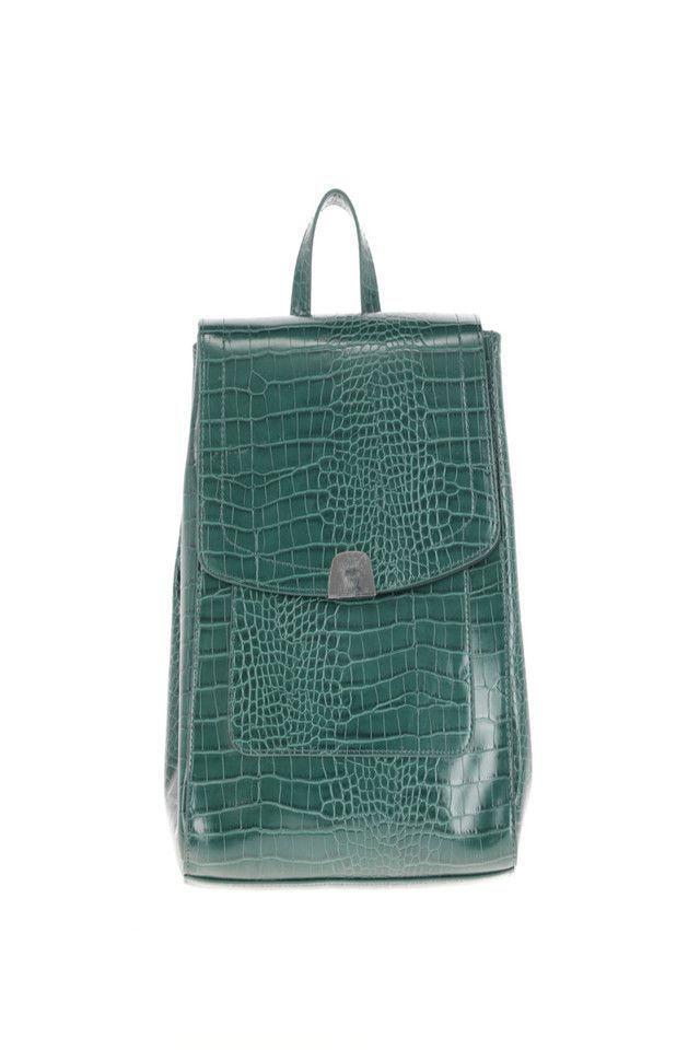 Mochila Croco Verde i-D-0