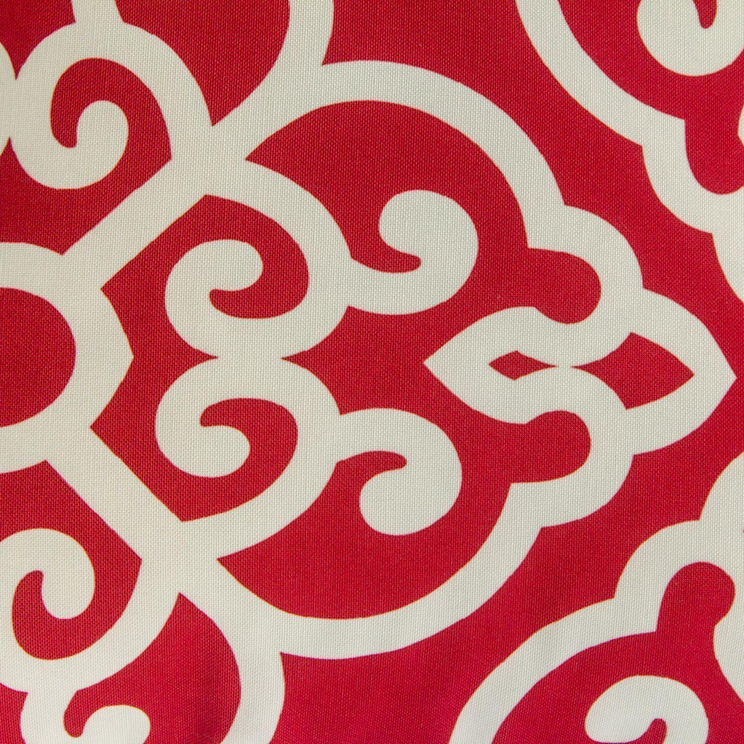 Cojin  Mas Funda Decorativa Palais Rojo 45x45 Cm-1