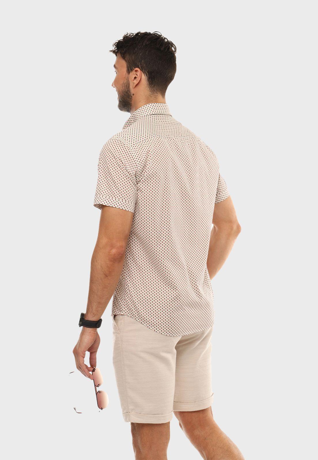 Camisa Casual Print Piña Arrow-1