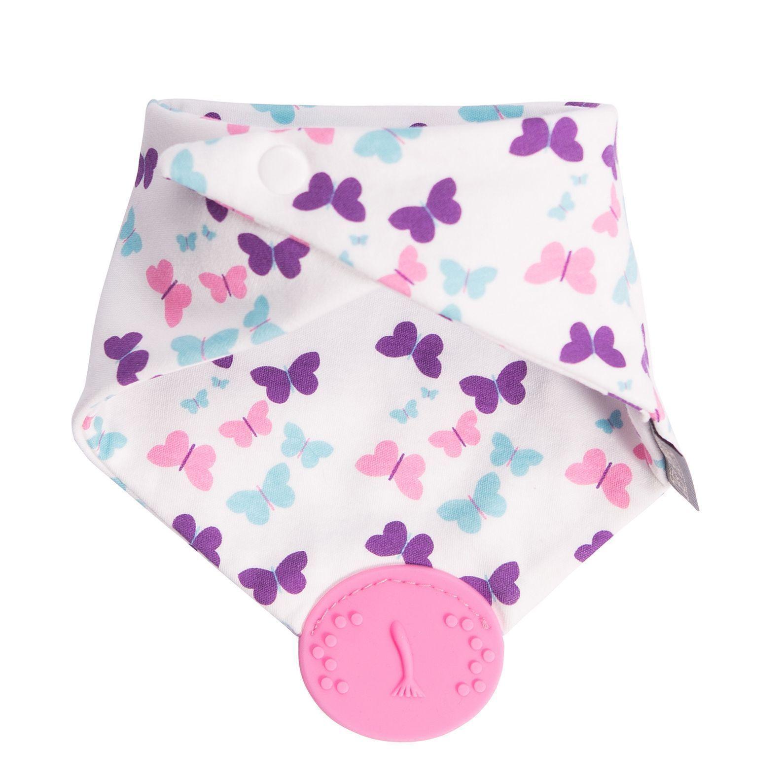  Babero con Mordedor Butterfly World-1