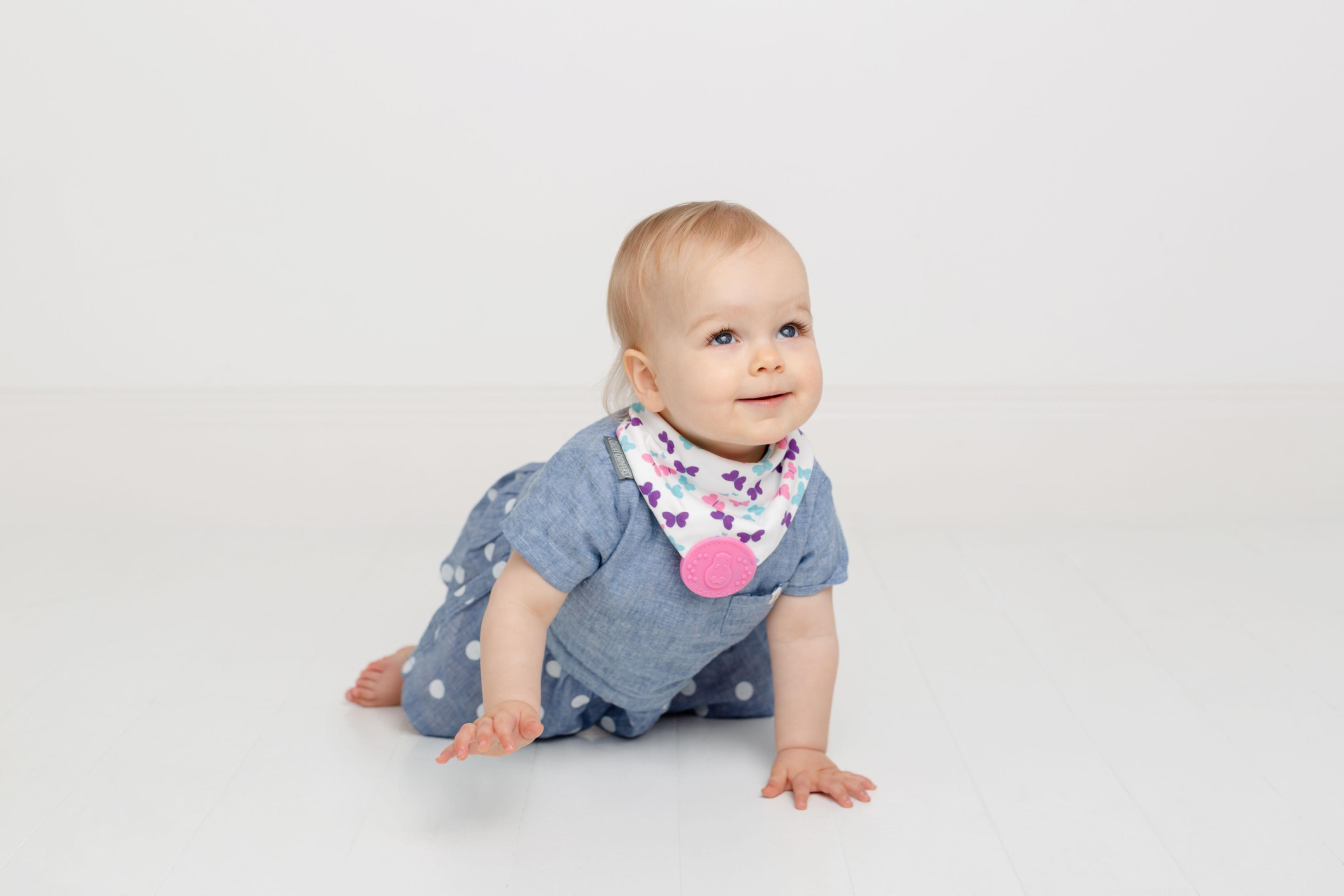  Babero con Mordedor Butterfly World-2