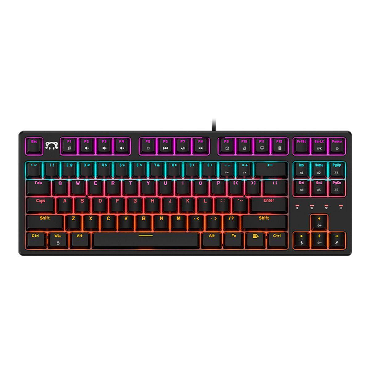 Teclado Mecanico Retroiluminado Switch Blue Tk- Ajazz Daidai-0