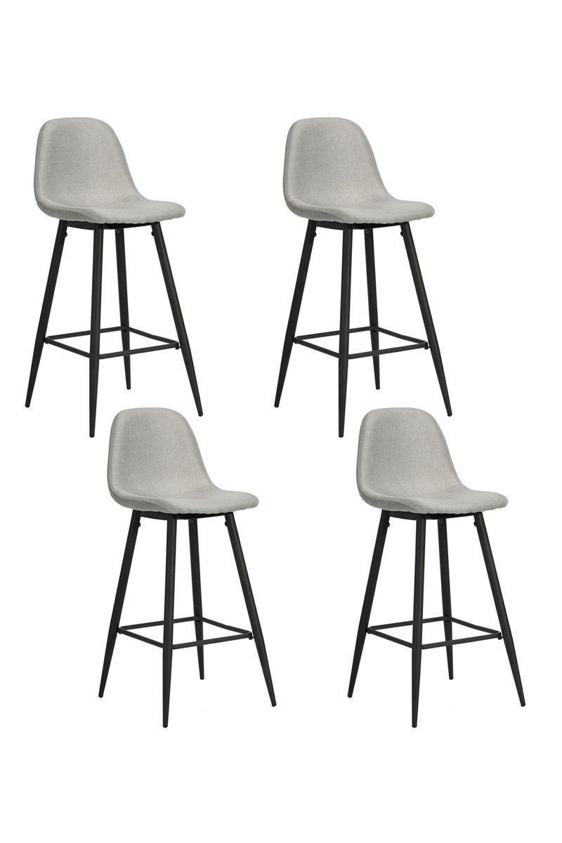 Pack 4 Sillas Pisos Bar Charlton Taburetes-0