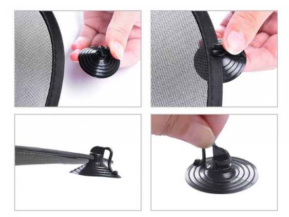 PAR CORTINA PARASOL LATERAL AUTOMÓVIL CON VENTOSAS GOODCAR  -1