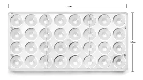 Moldes Chocolate Moldes De Chocolate Policarbonato 32circulo-3