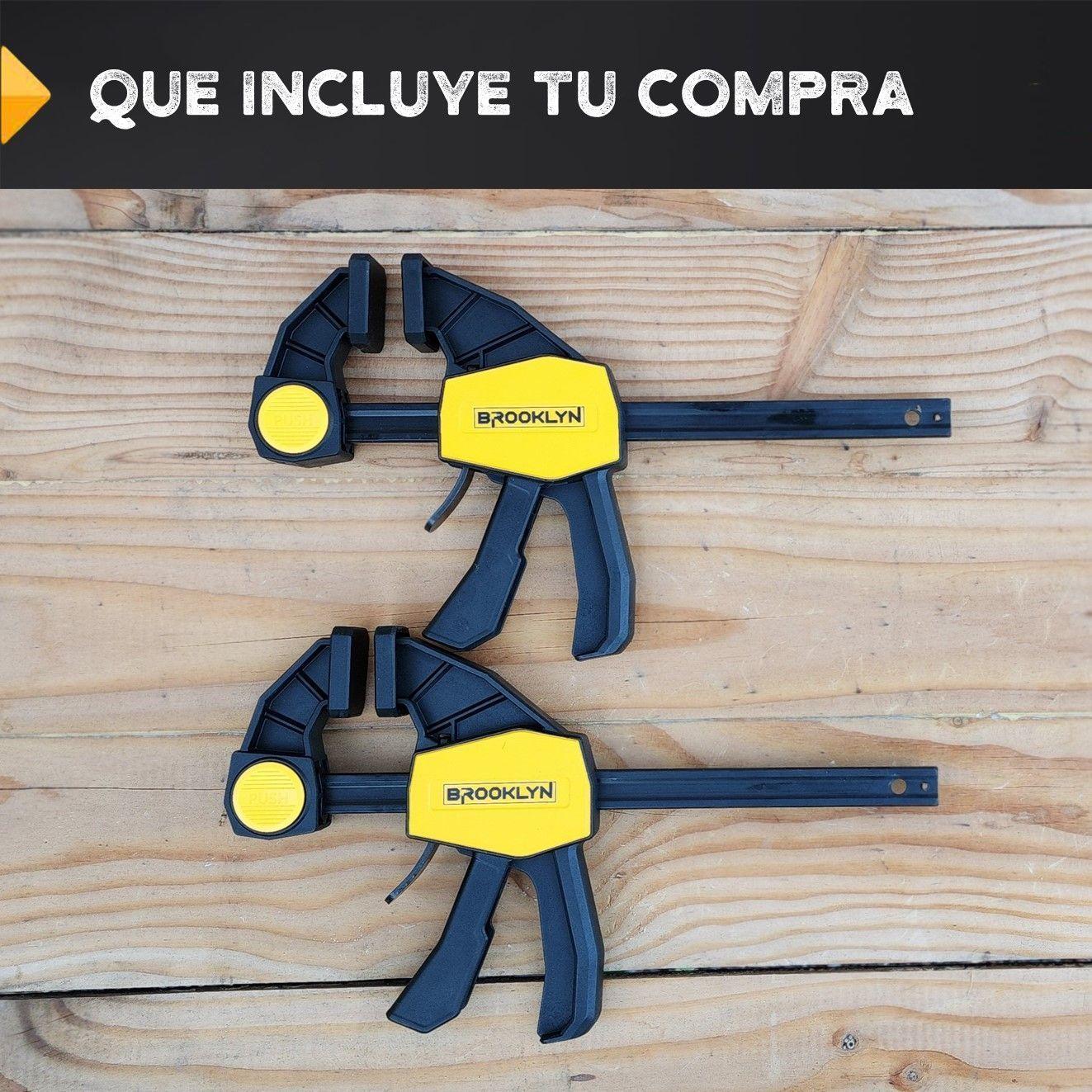 Prensas Sargento Rapida Set x 2 de 6 pulgadas Brooklyn-6