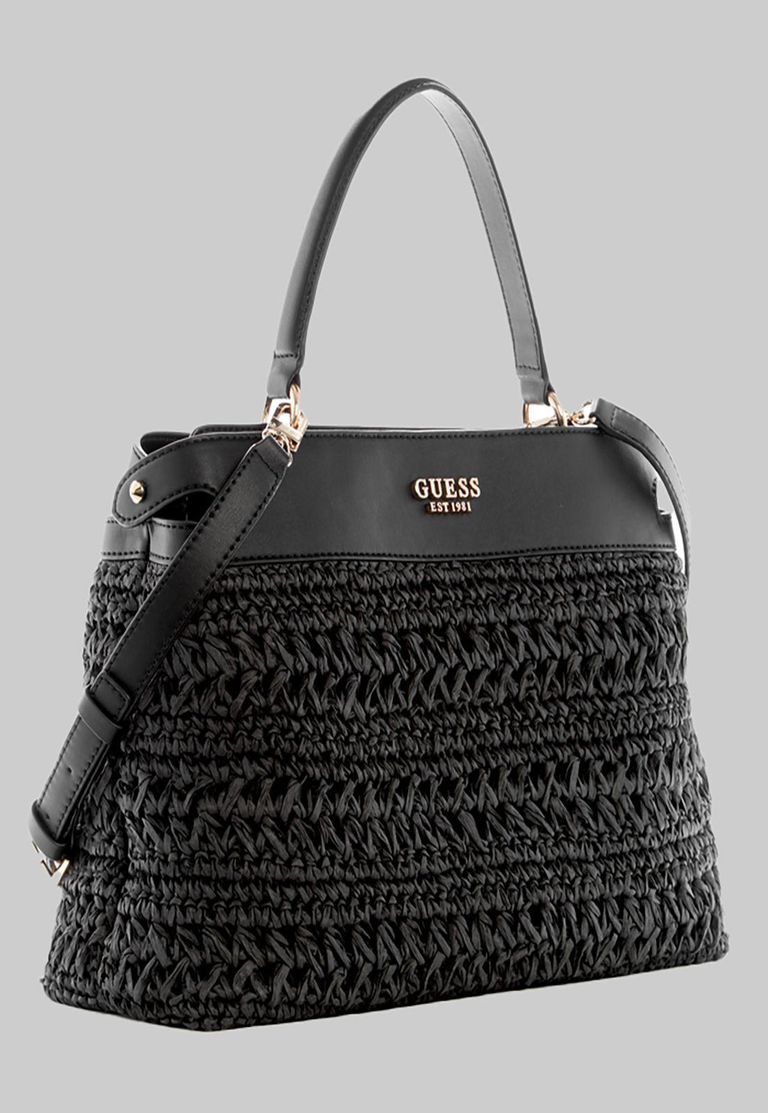 Cartera Guess Liguria Satchel Bla Negro-1