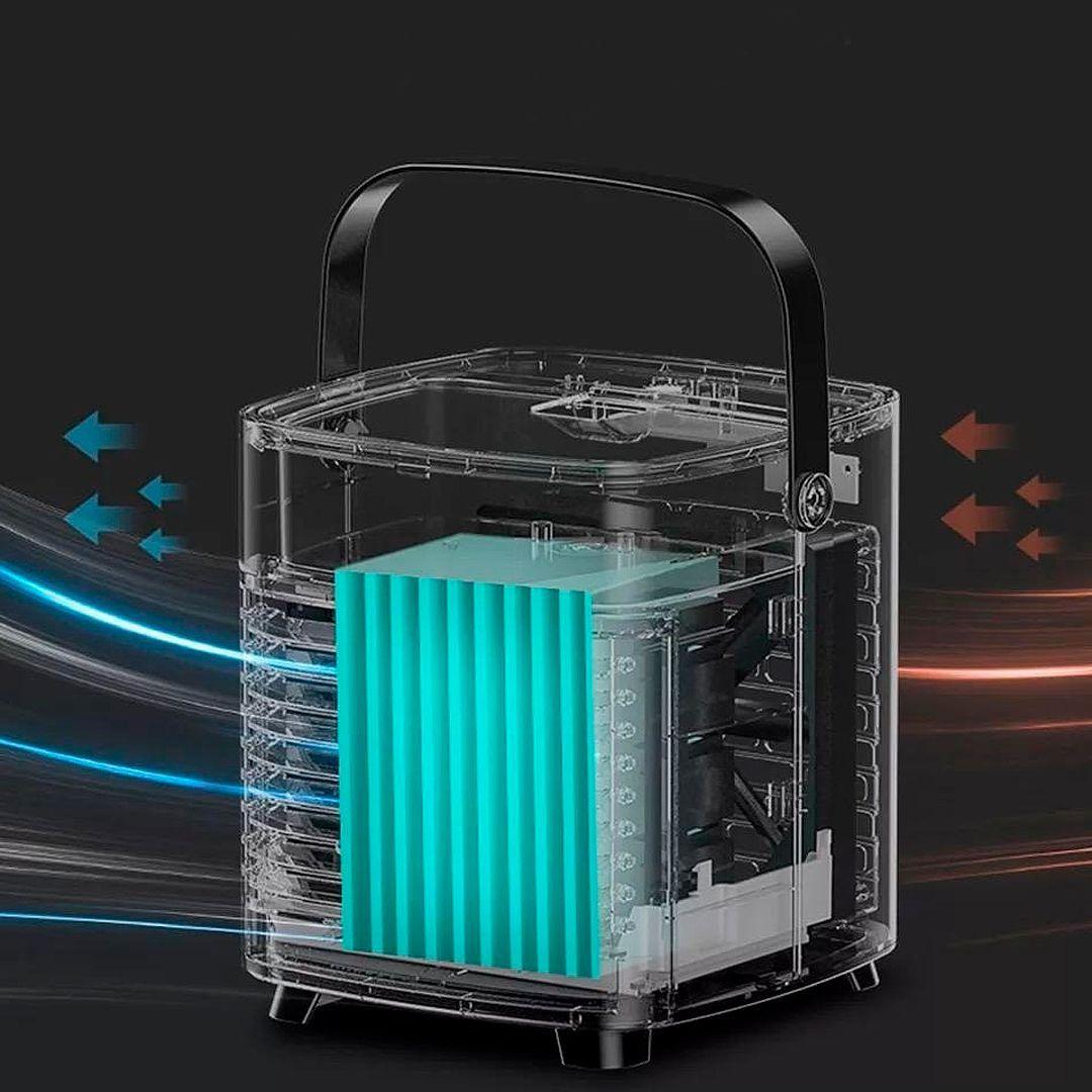 Aire Acondicionado Portátil Mini Enfriador Ventilador y Humidificador-3
