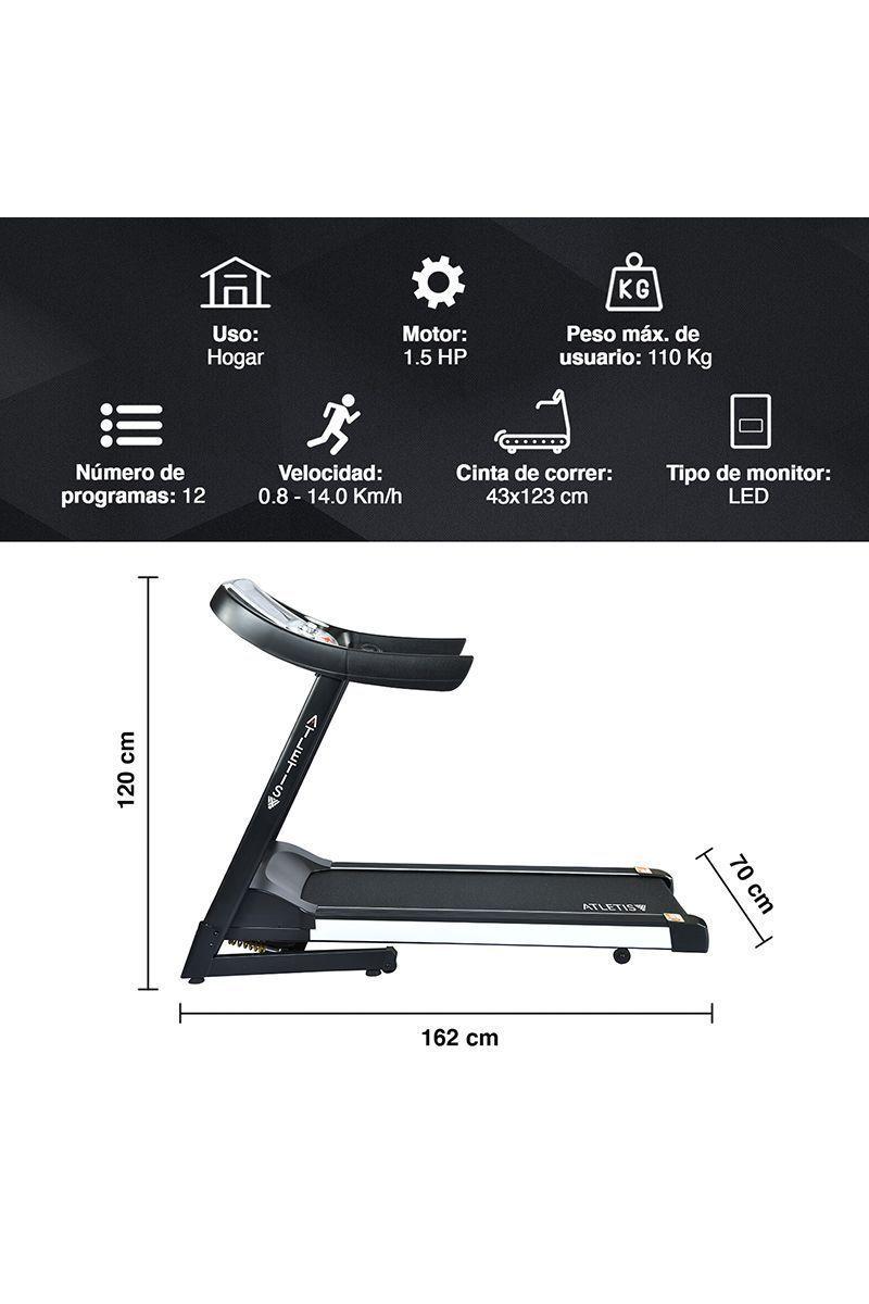Pack Trotadora FitBS900+Spinning HomeProFitness Negro-1