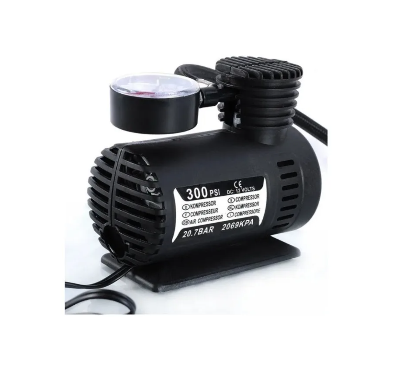 Mini Compresor Aire Auto Compresor De Aire Portatil 300psi-0