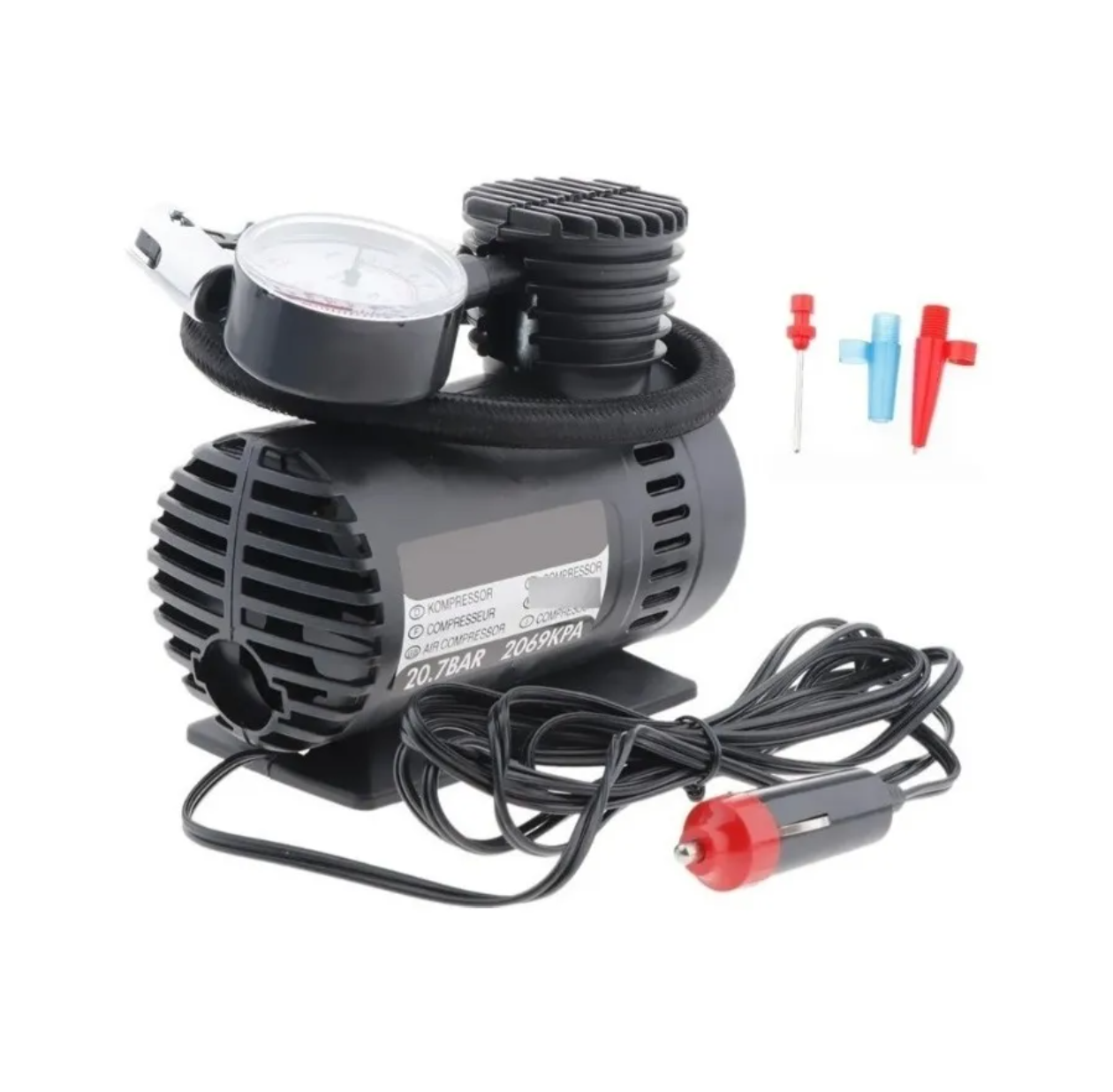 Mini Compresor Aire Auto Compresor De Aire Portatil 300psi-2