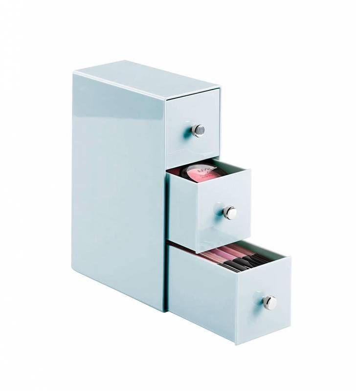 Organizador 3 Cajones Flip Azul -0