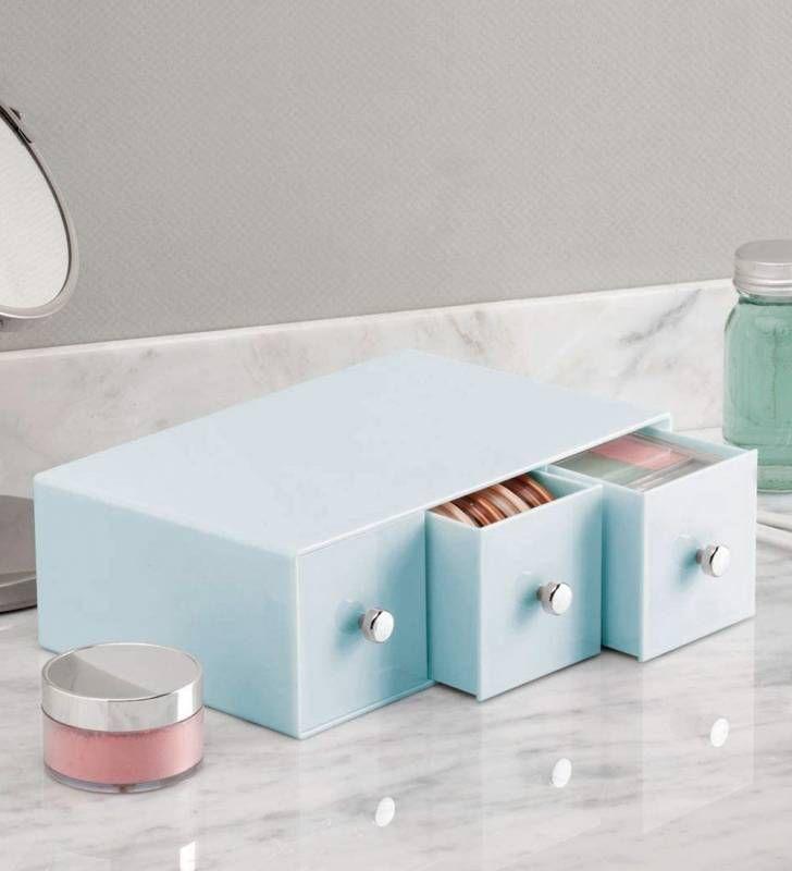 Organizador 3 Cajones Flip Azul -1