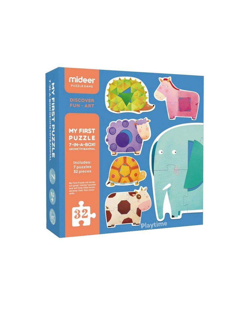 Mi Primer Puzzle de Figuras Geométricas y Animales-0