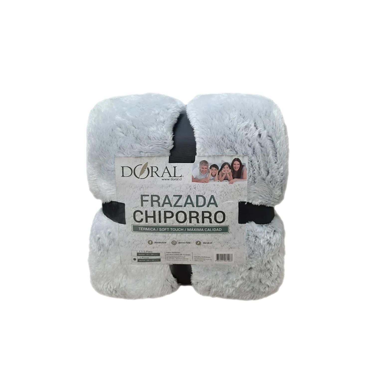 Frazada Chiporro 2 Plazas Color Blanco - Shopyclick-0