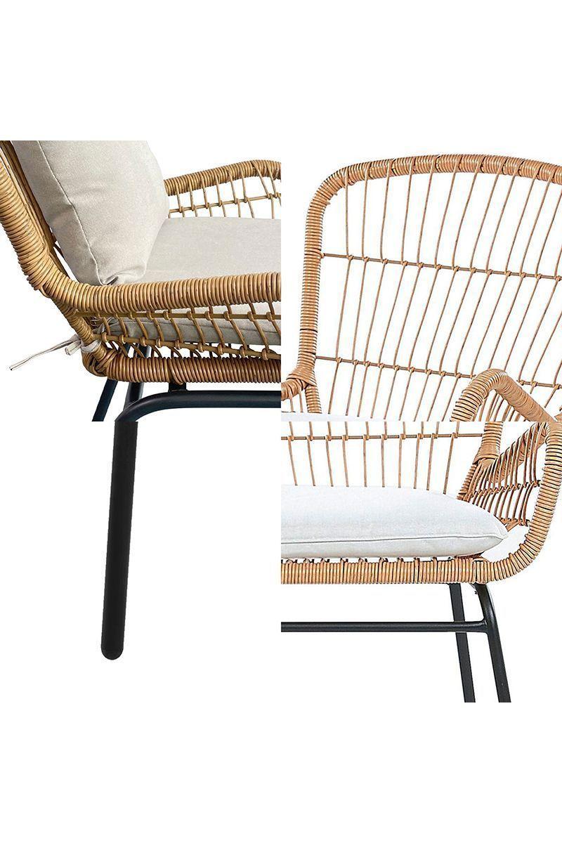 Set De Terraza 3 Piezas Malega Café-3