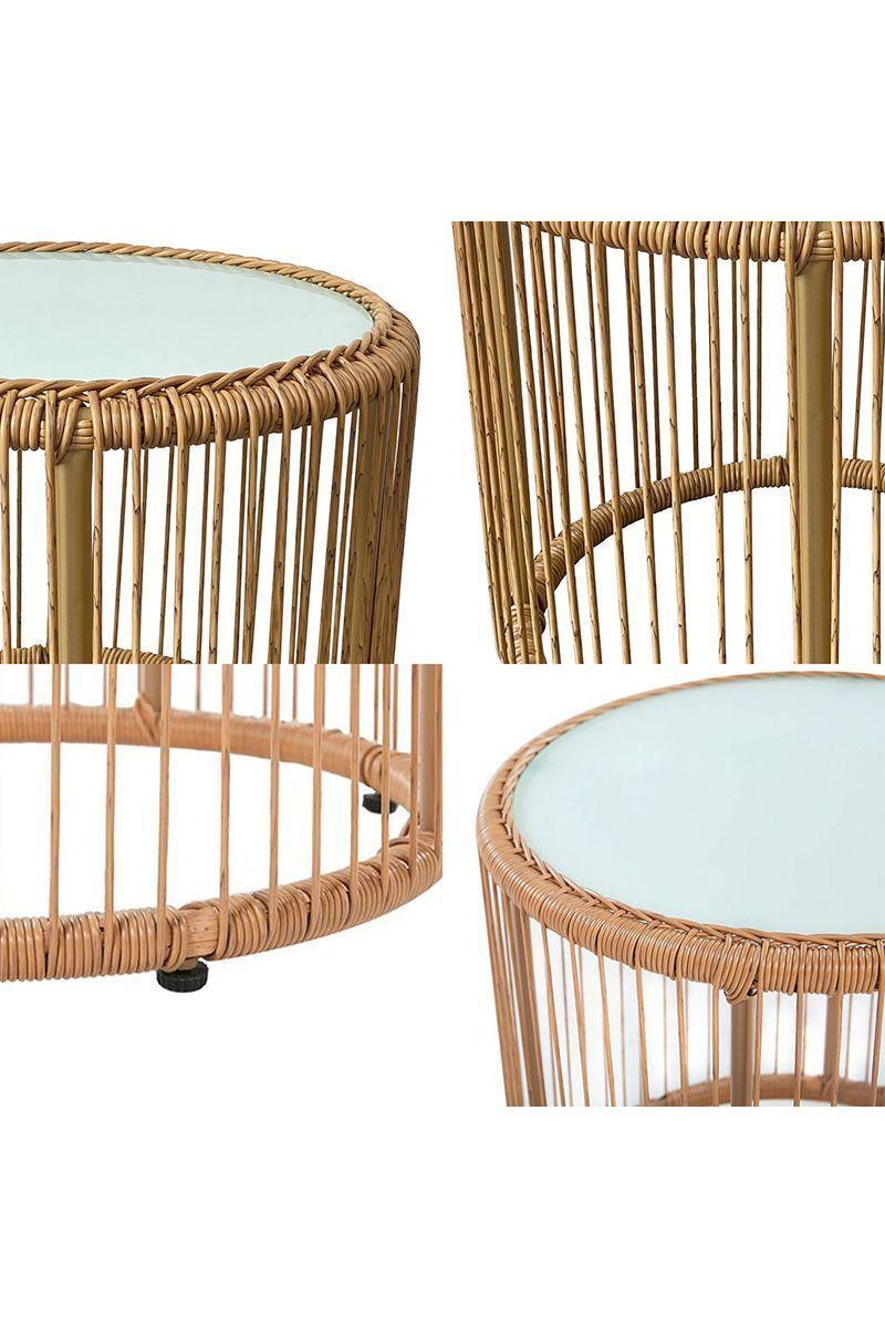 Set De Terraza 3 Piezas Malega Café-4