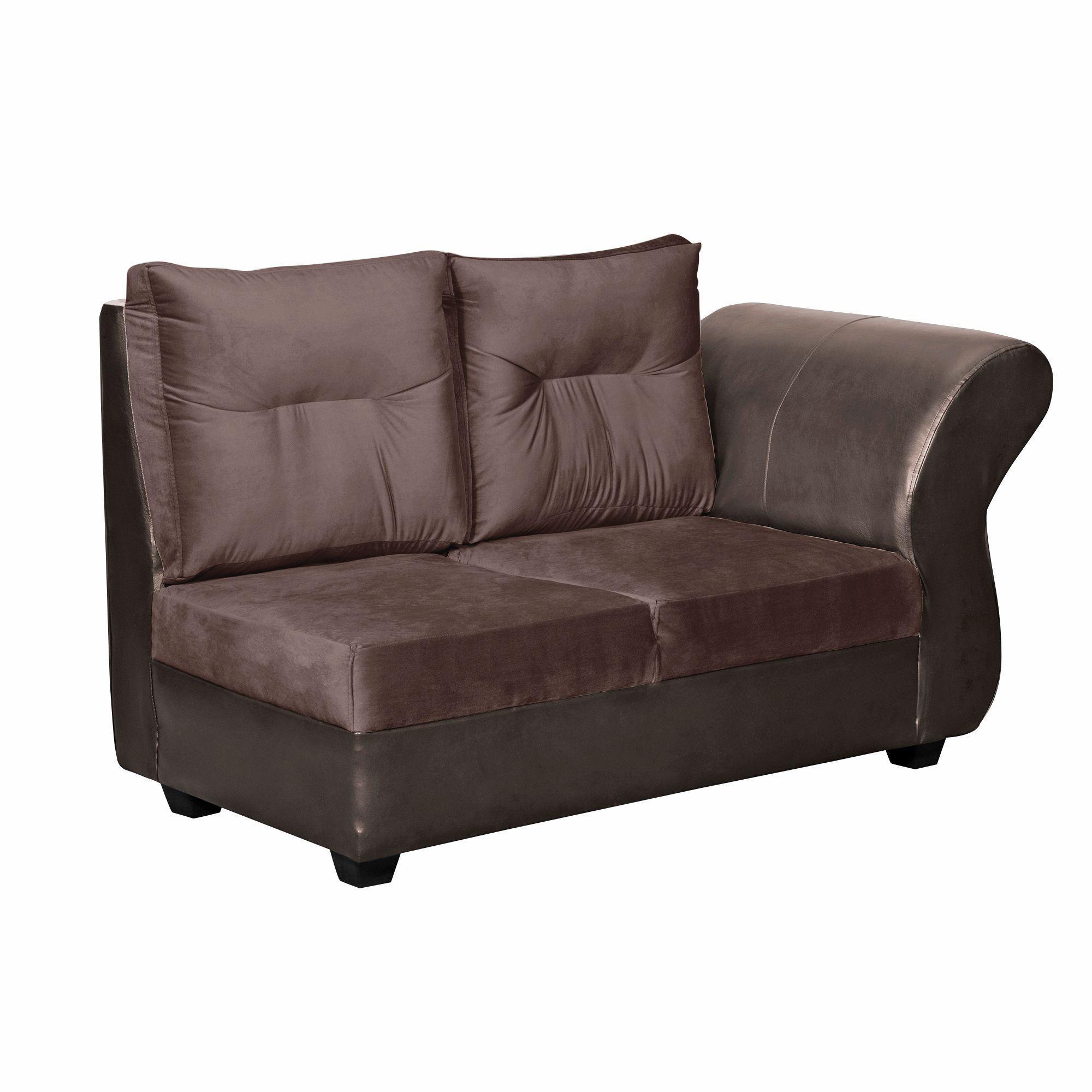 Sofa Seccional 3-2 Emma Felpa Chocolate-4
