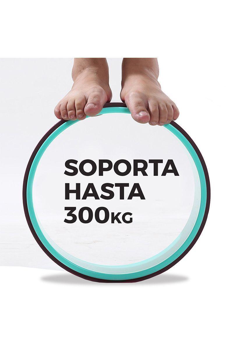 Rueda de Yoga Flexibilidad y Relajación Negro-3