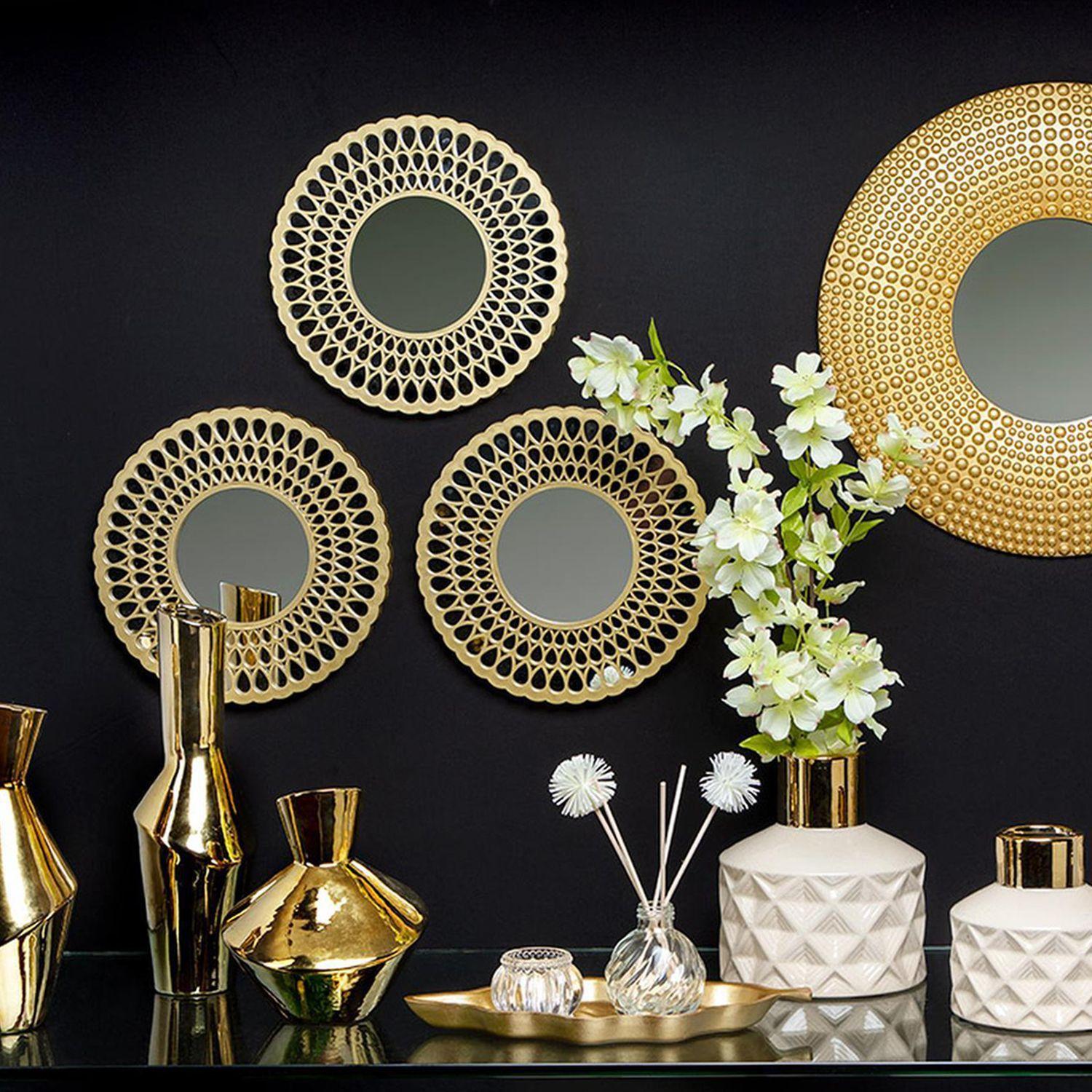 Set de Espejos Marrakech Gold 3 Piezas-3