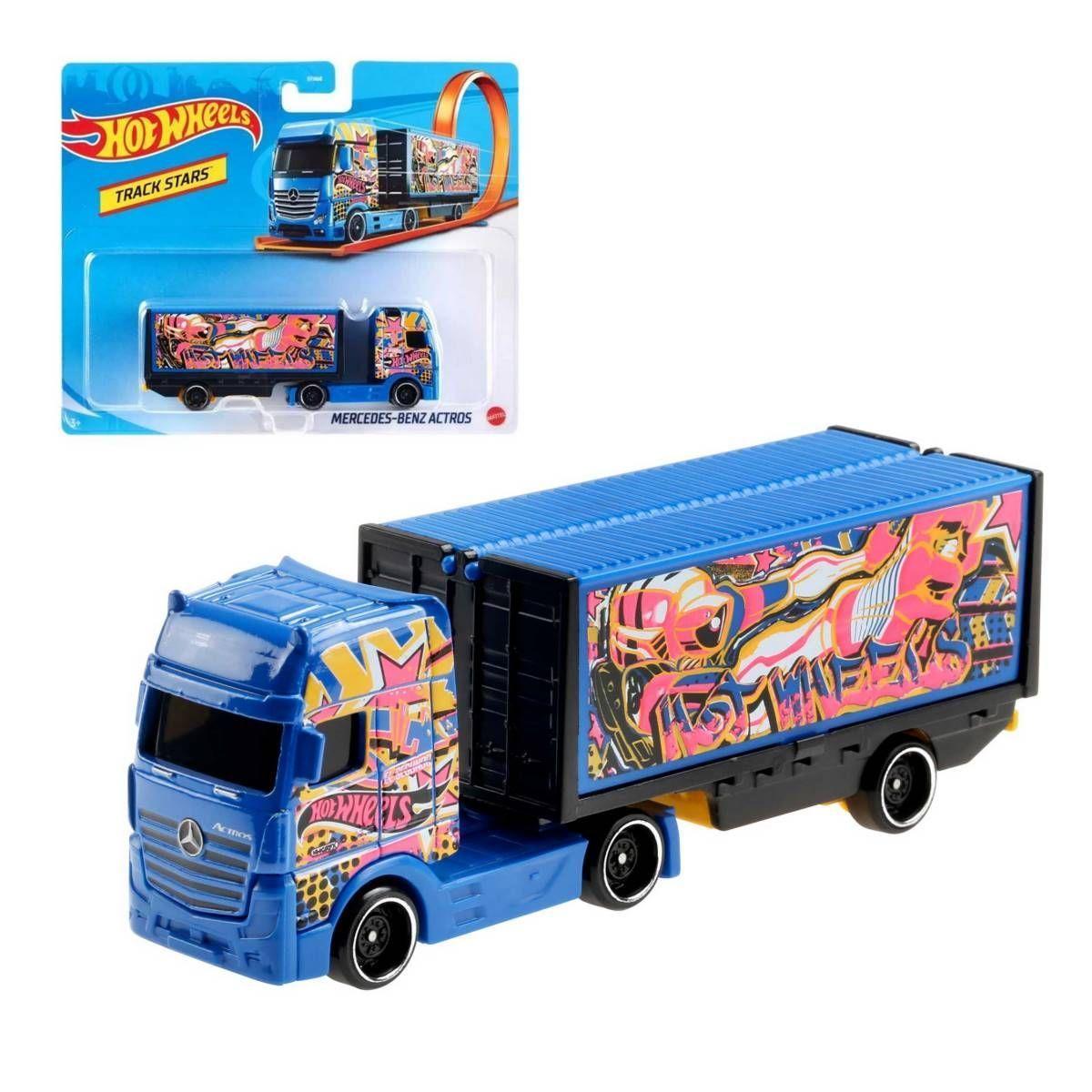 Hot Wheels Surtido Transportador De Autos - Mercedes-Benz Actros-0