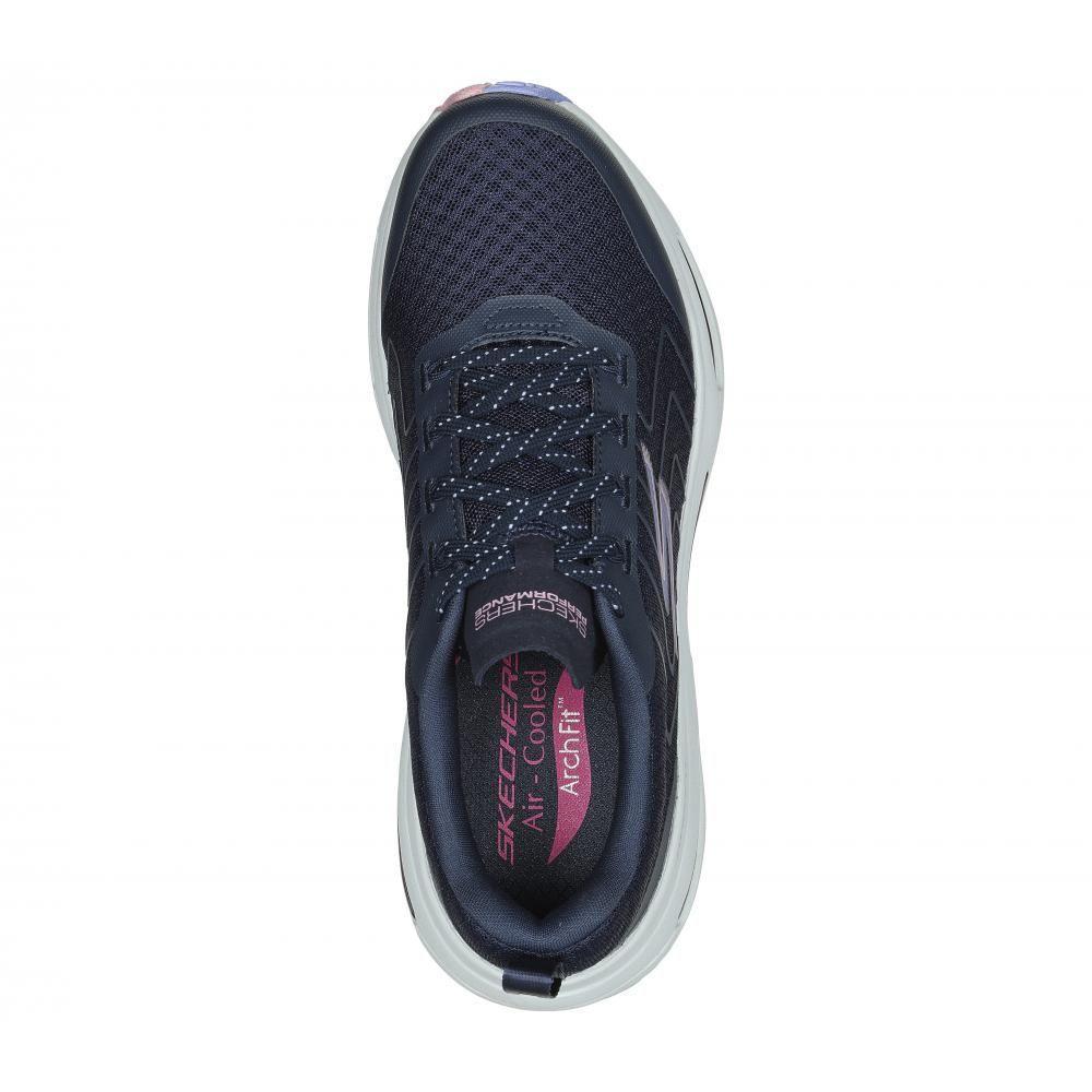 Zapatilla Mujer Max Cushioning Azul Skechers-1