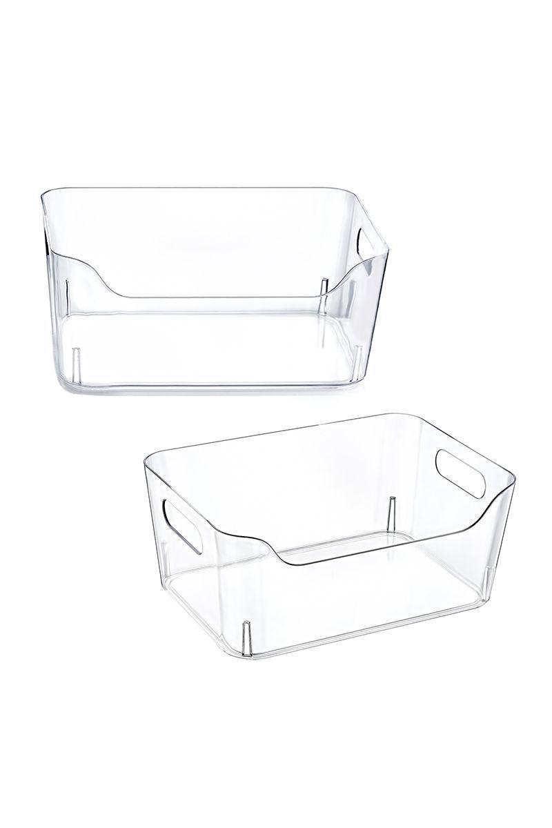 Organizador 3 Lt Clear Handle Transparente-3