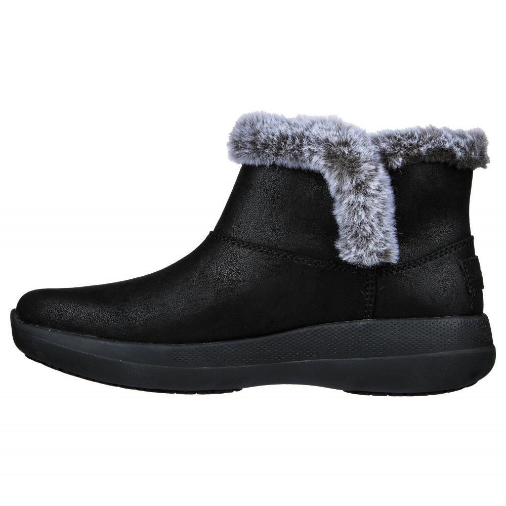 Botin Mujer Go Walk Stability Boot Negro Skechers-4