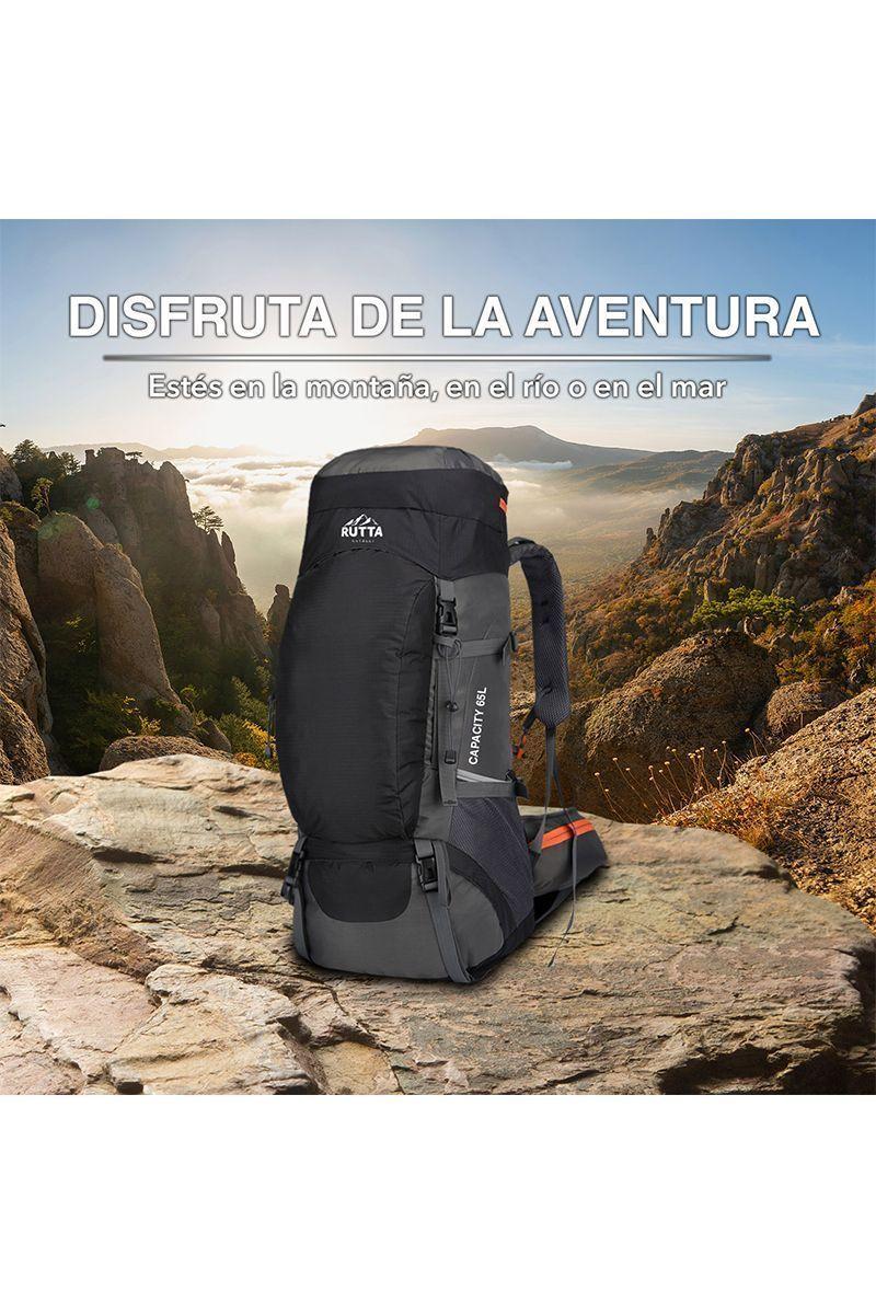 Mochila Outdoor 65 Litros Negro-4