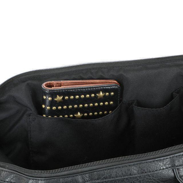 Cartera Hombro Negra Black Nitro Tejida Humana-2