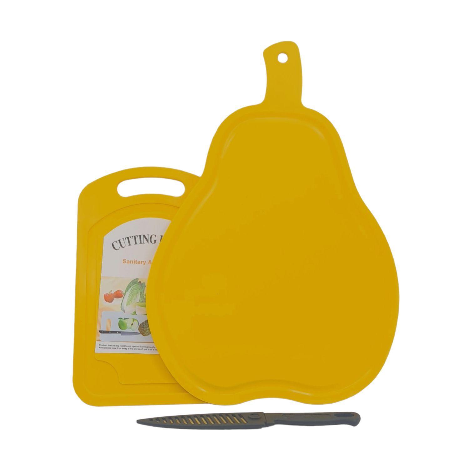 Tablas de picar con cuchillo set 3 piezas 25x37cm-0