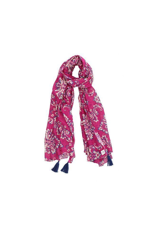 Pañuelo Estampado Rococo Fucsia Humana-0