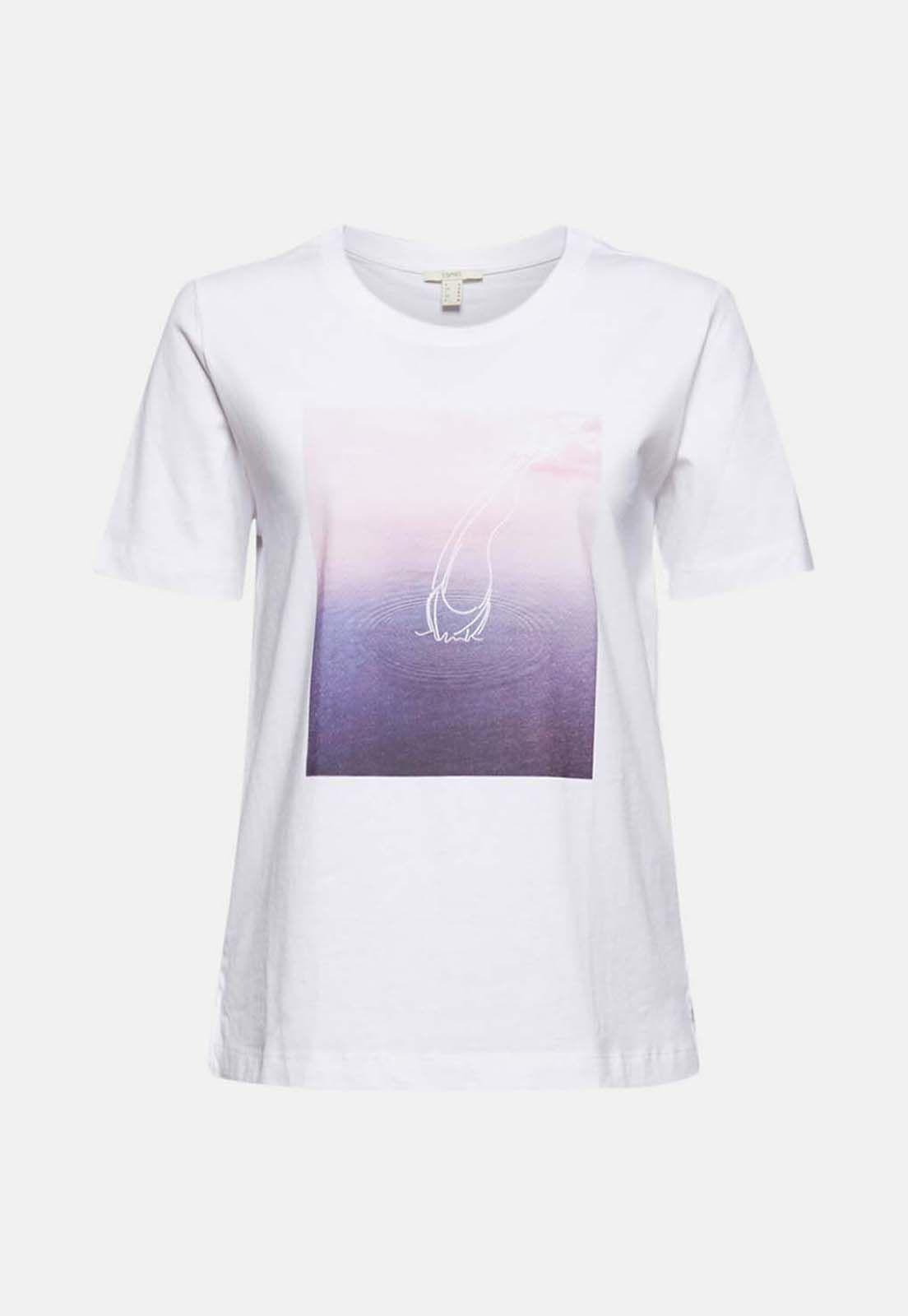 Polera Mujer Manga Corta Estampada Esprit-3