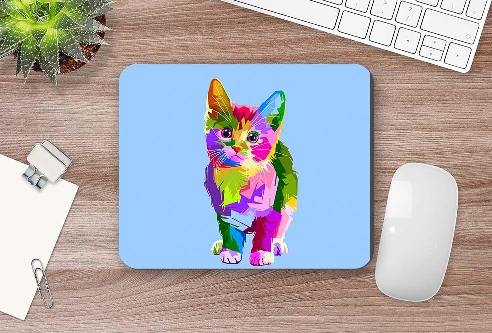 MOUSE PAD ANHIZ M134 GATO ART POP-2