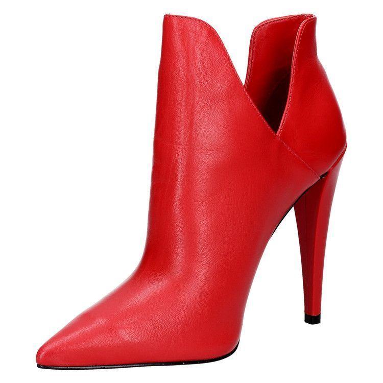 Botin Casual Mujer Mingo - A554 Rojo-4