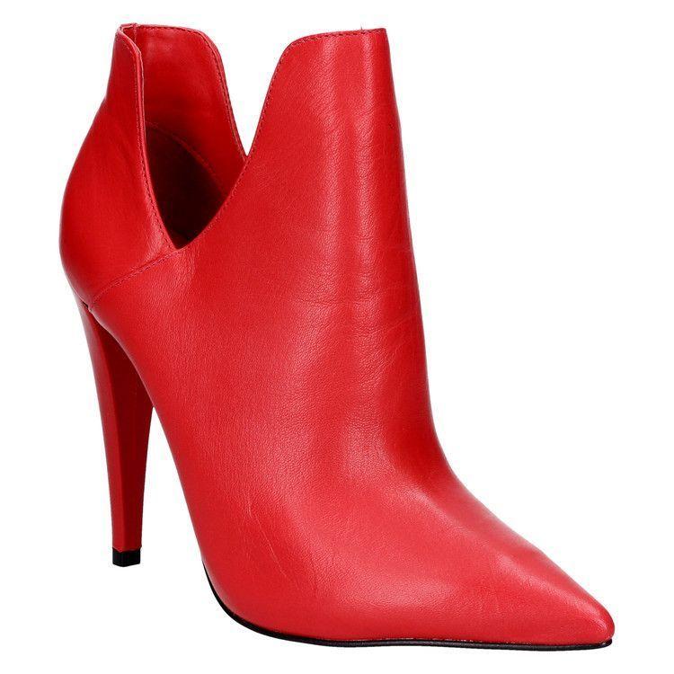 Botin Casual Mujer Mingo - A554 Rojo-0