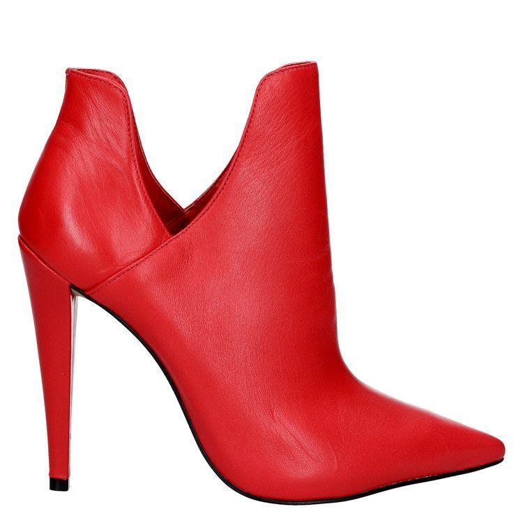 Botin Casual Mujer Mingo - A554 Rojo-1