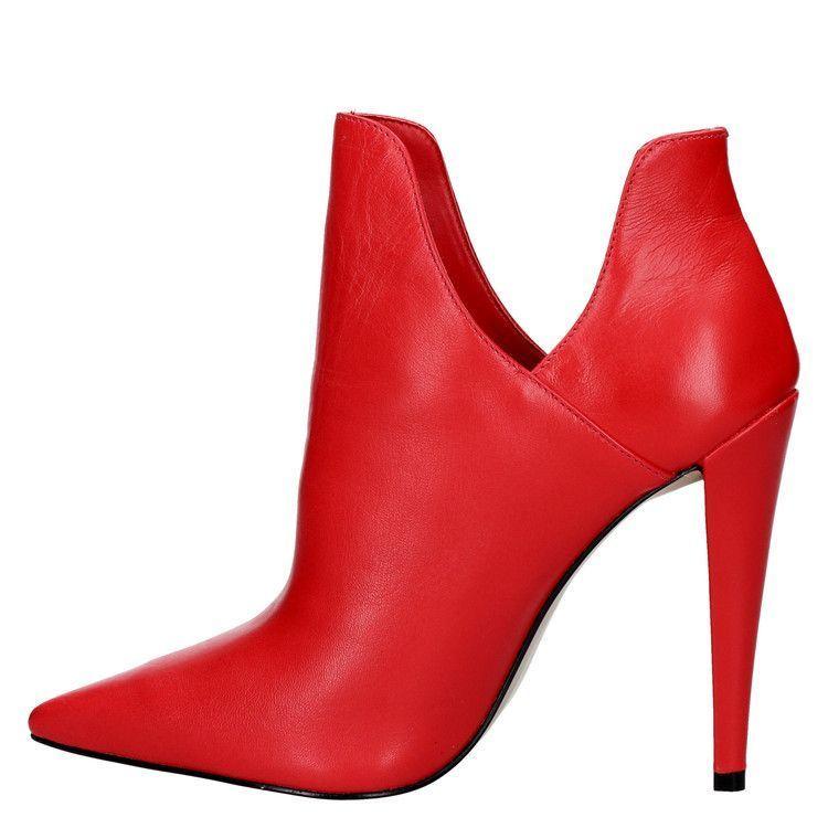 Botin Casual Mujer Mingo - A554 Rojo-3